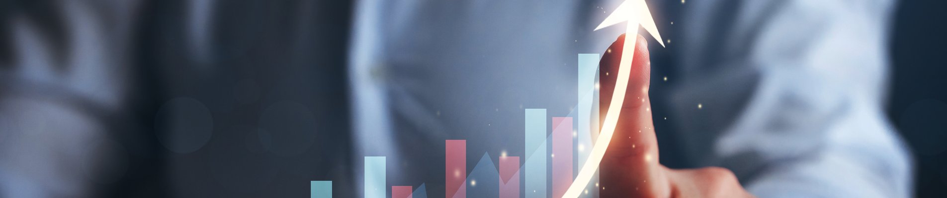 графика със стрелки нагоре